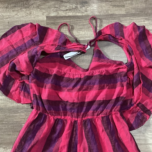 Self Contrast stripe Romper - Picture 8 of 8